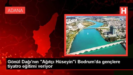 Gönül Dağı’nın “Ağıtçı Hüseyin”i Bodrum’da gençlere tiyatro eğitimi veriyor